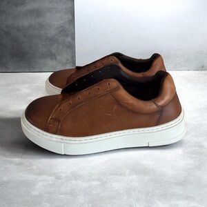 Porter & Ash men’s minimalist sneakers cognac Brown Size 45 ( US size 11.5/12